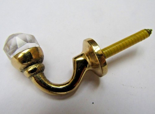 Brass hat and coat hooks - hat,