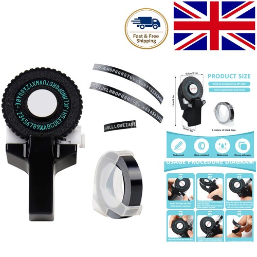 Embossing label maker - label,
