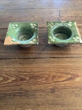 Antique Pair of French Redware