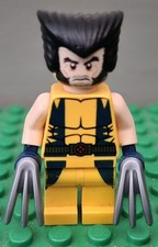 Lego Marvel Wolverine Minifigure (2012) (Used)