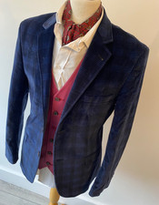 RETRO mens OWEN BLUE CHECK