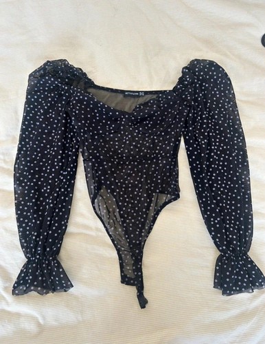 Prettylittlething black mesh - prettylittlething,