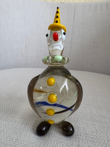 Murano style glass - glass, clown