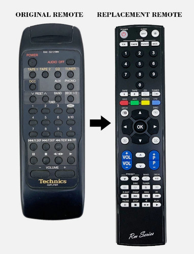 Series replacement remote - rm,