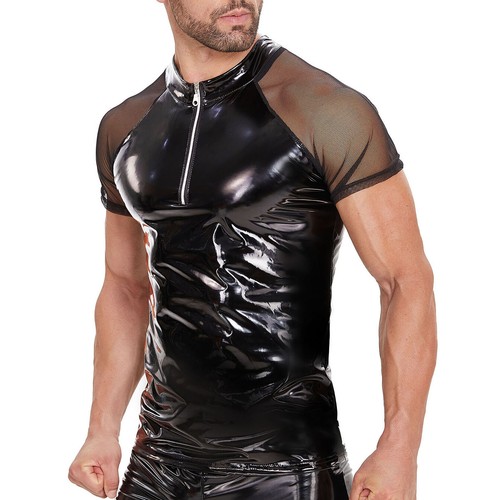 Men mesh pvc - men's, shirts