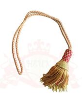 Officer Sword Knot in Red & Gold Colour