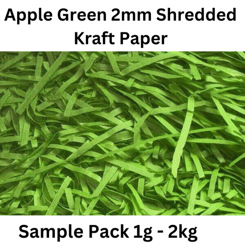 Apple green coloured kraft - green,