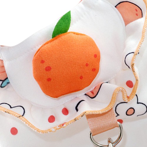 Orange small puppy clothes - orange,