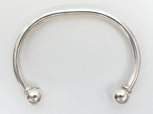 Solid sterling silver torque - solid,