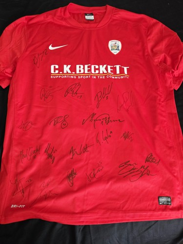 Signed barnsley shirt - signed,