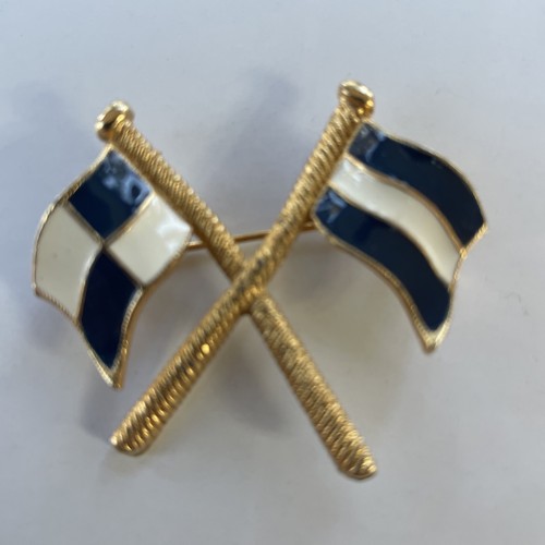 Vintage 1980s nautical brooch - vintage,