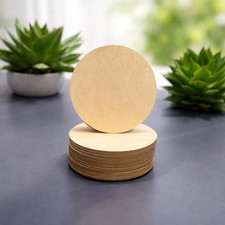 Laser cut wooden circle - wooden, blanks