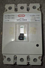 MFL1003 MEM MCCB 100 Amp