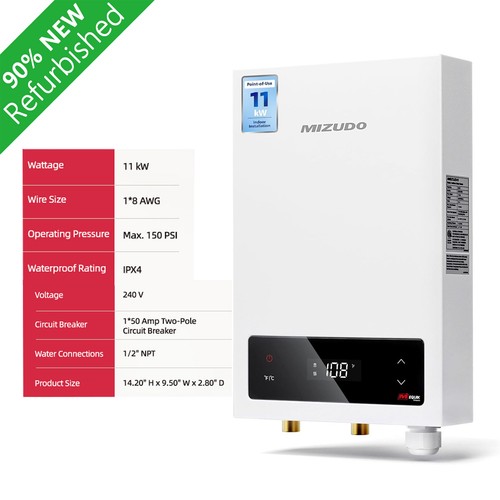 11kw tankless water heater - tankless,