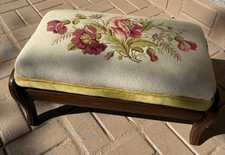 VTG Large Wood Foot Stool Rest