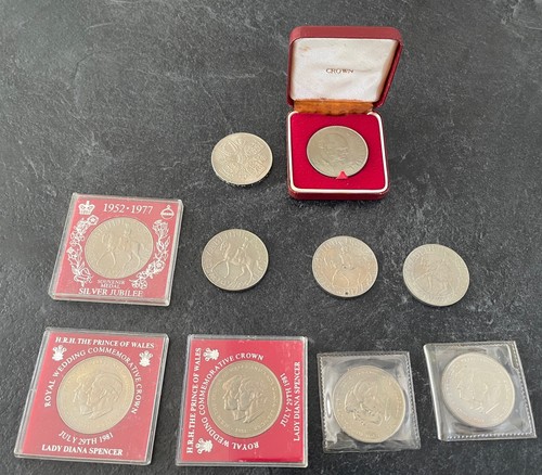 Job lot crowns elizabeth - lot, 10