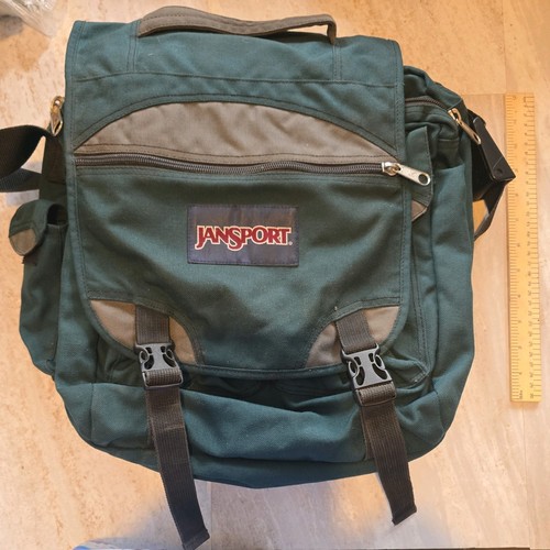 Jansport green grey daypack - jansport,