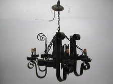 Vtg Chandelier Candle Ceiling