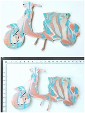 Painting of scooter retro 3D