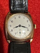 9 CT SOLID GOLD HALLMARKED BENSON GENTS MANUAL WATCH.USED