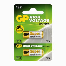 2x GP A23 12V Super Alkaline Batteries MN21 23A LRV08 K23A E23 Door Bell Chime