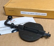 HUNTER 5" Flue Damper for Wood Burning Multi Fuel Stove fits HUNTER COLLARS