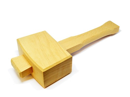 Utility wooden beech mallet - wooden,