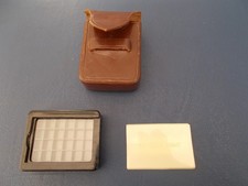 Vintage photo accessory Leica exposure incident light meter booster leather case