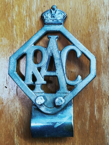 Vintage rac car badge - rac,