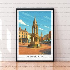 Mansfield UK Night Scene