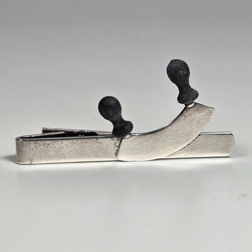 Sterling silver men tie - tie, clip