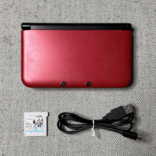 Nintendo 3ds metallic - nintendo, red