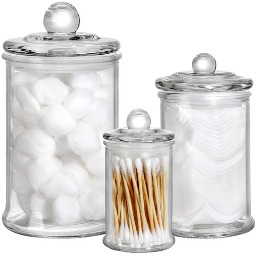 Glass apothecary jars with - apothecary,