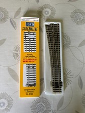 Peco SL-E189 Streamline Electrofrog Code 75 - Large Radius Left Hand