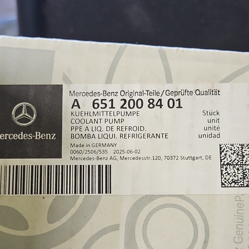 Mercedes benz genuine coolant - mercedes-benz,
