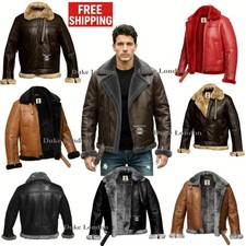 Mens B3 Raf Real Sheep Skin