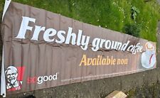 KFC KENTUCKY FRIED CHICKEN HUGE VINYL RESTAURANT BANNER POSTER ADVERTISING 14 FT