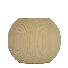 Small Pine Plain Bun Foot 67mm