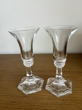 Vintage Rosenthal Classic Rose Collection Crystal Candlesticks Candle holders x2