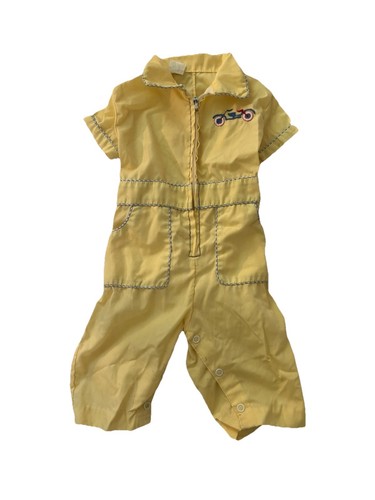 Vintage 60s baby yellow - baby, boiler