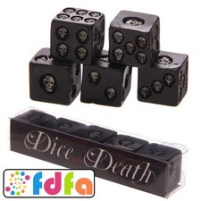 Puckator Set of 5 Black Skull