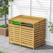 Double wheelie bin storage - double,