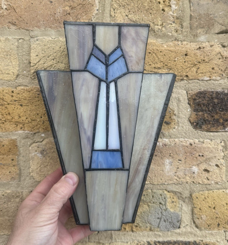 Art deco style stained glass - deco,