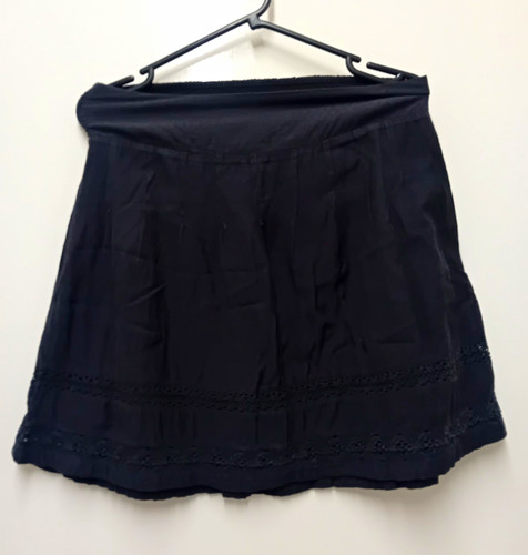 Fat face black mini skirt - fat,