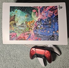 Custom PS5 cover plates. Ratchet and Clank Rift Apart. Hand painted. 