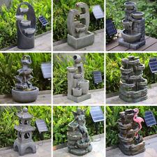 Solar Garden Bird Bath Water