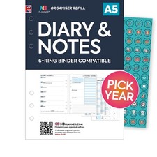 2026 | 2027 A5 size Week on