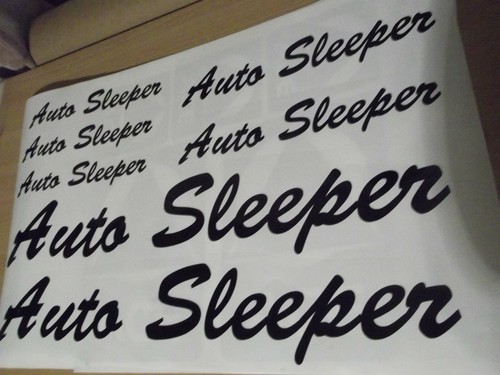 Autosleeper sticker decal x - autosleeper,