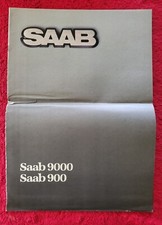 SAAB 900 9000 Brochure 16pp Newspaper 1986 UK MARKET VGC