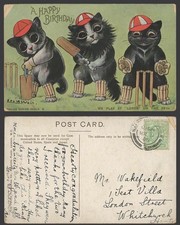 Louis Wain Artist Signed Cats